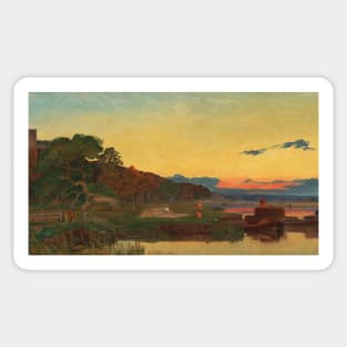 Whitlingham, Norfolk by Frederick Sandys Sticker